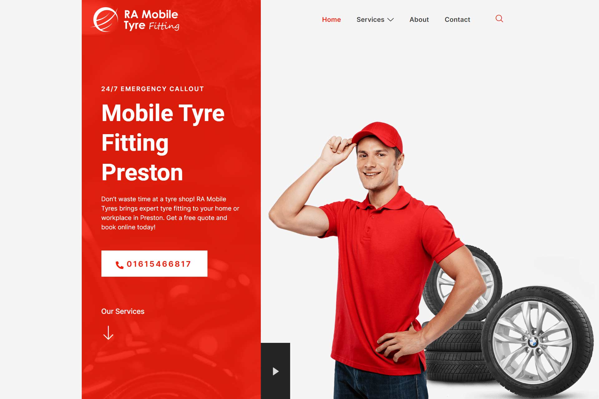 The Journey of RA Mobile Tyres Preston’s Website Evolution